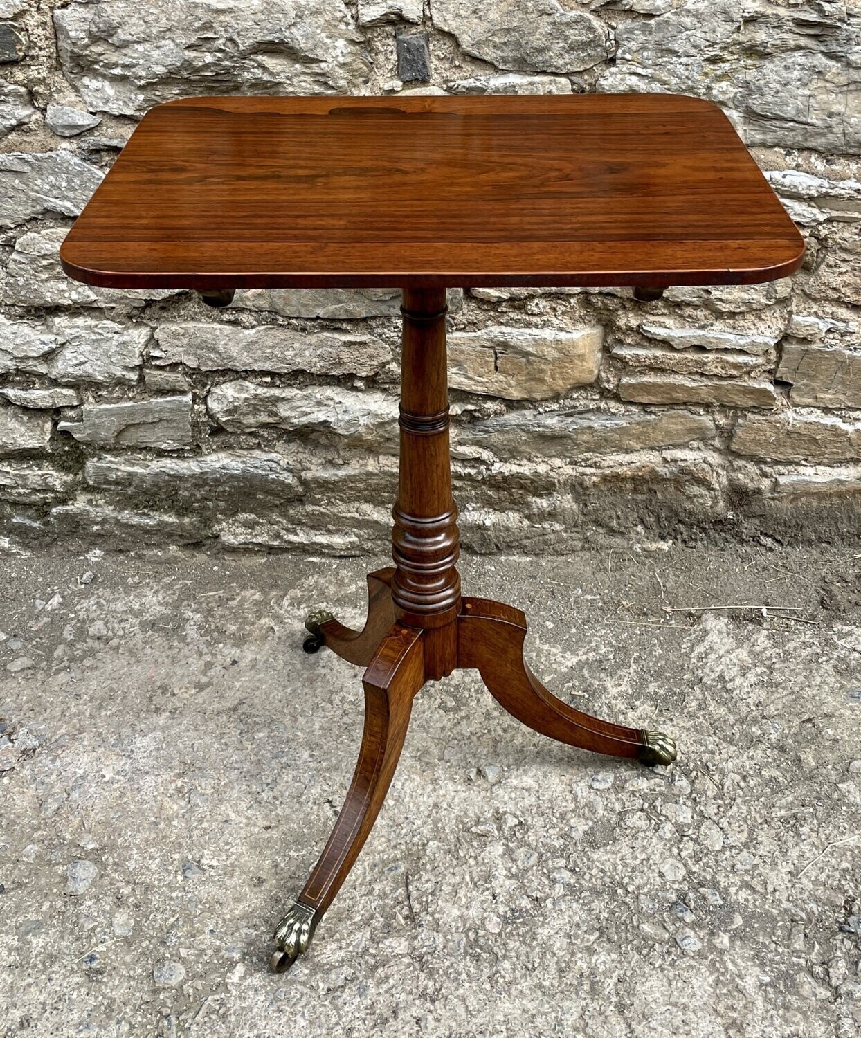 Regency Rosewood Tilt Top Wine Table