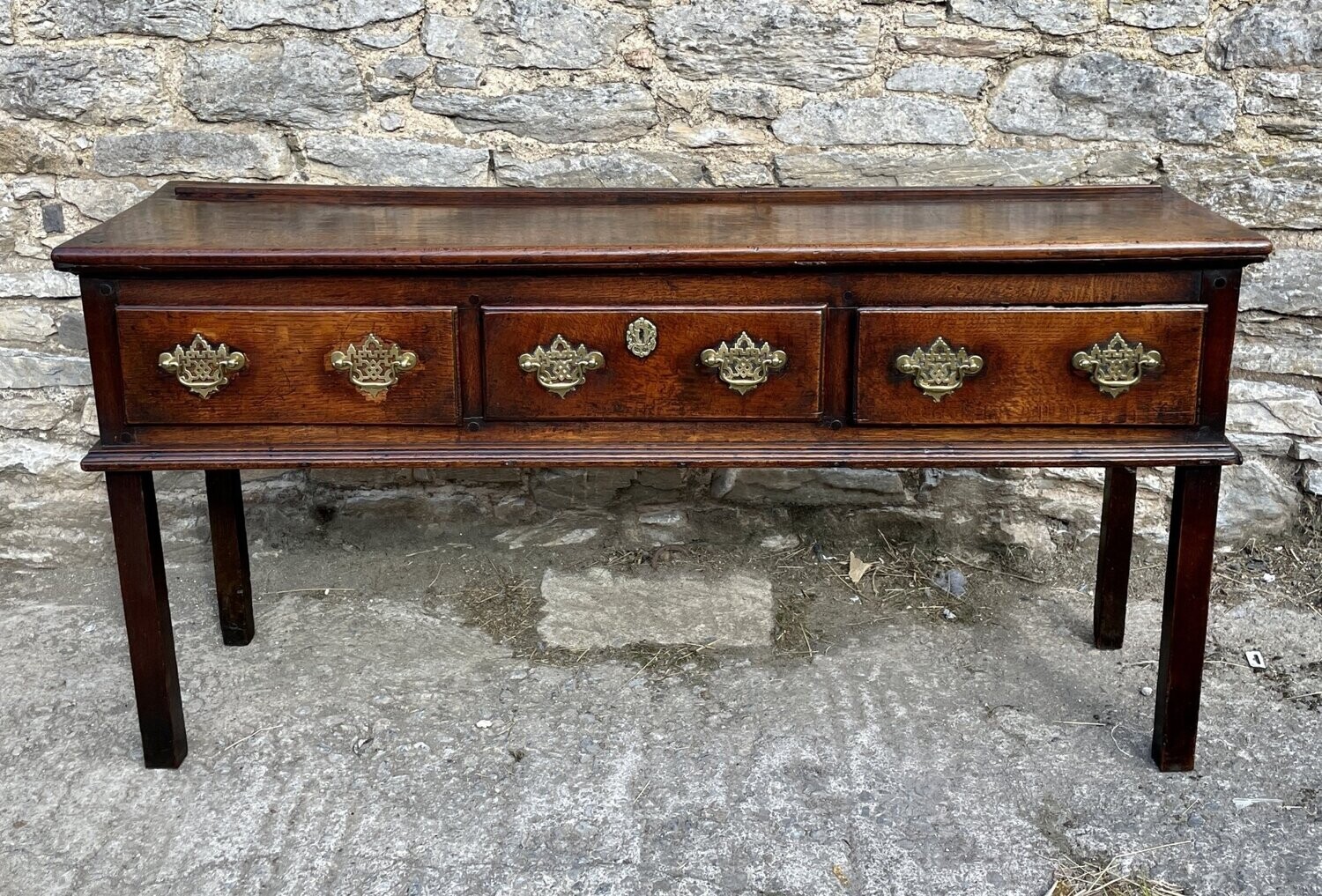 Georgian Oak Dresser Base