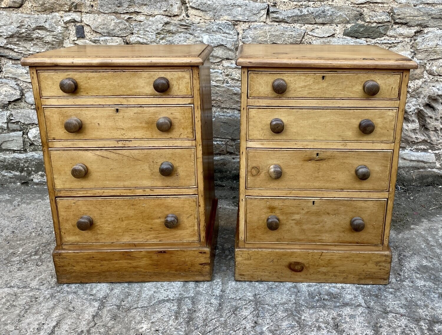 Pair of Antique Pine Drawers