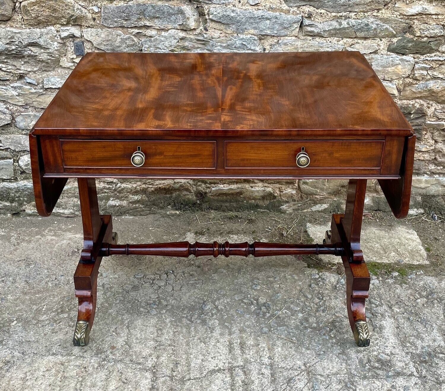 Regency Mahogany Sofa Table