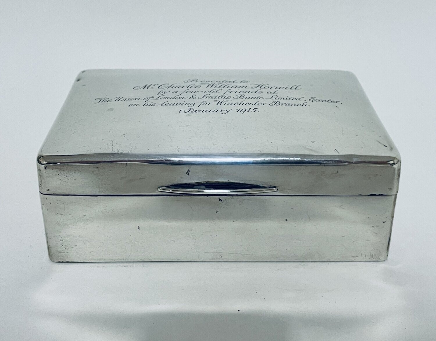 Antique Silver Cigarette Box