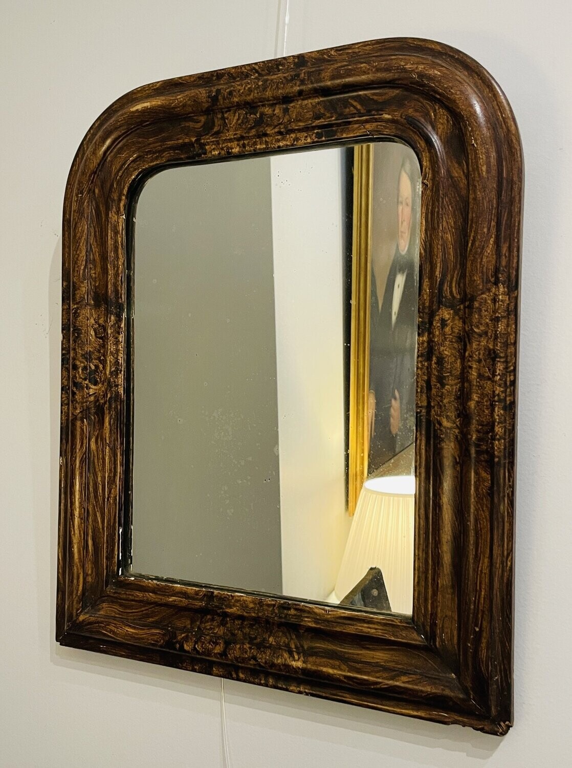 Small Antique French Mirror
