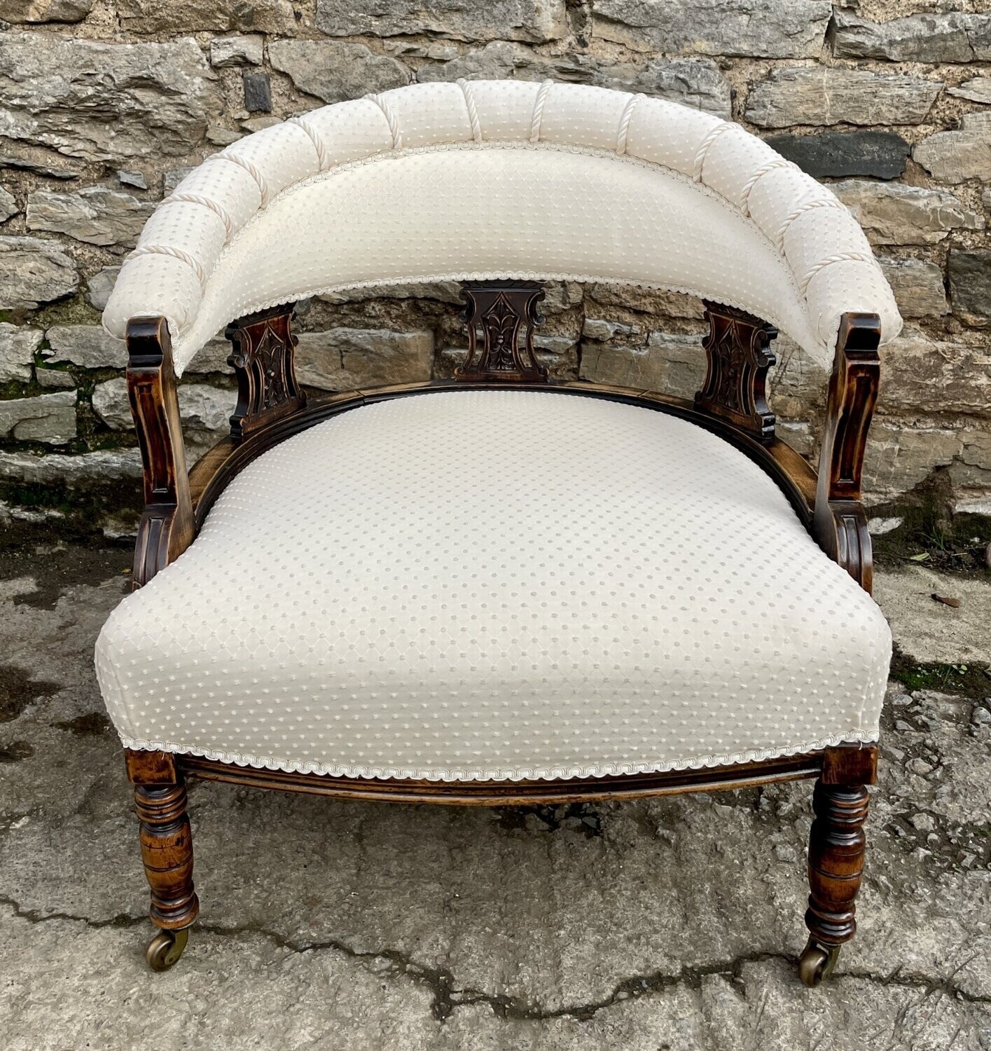 Edwardian Upholstered Tub Chair
