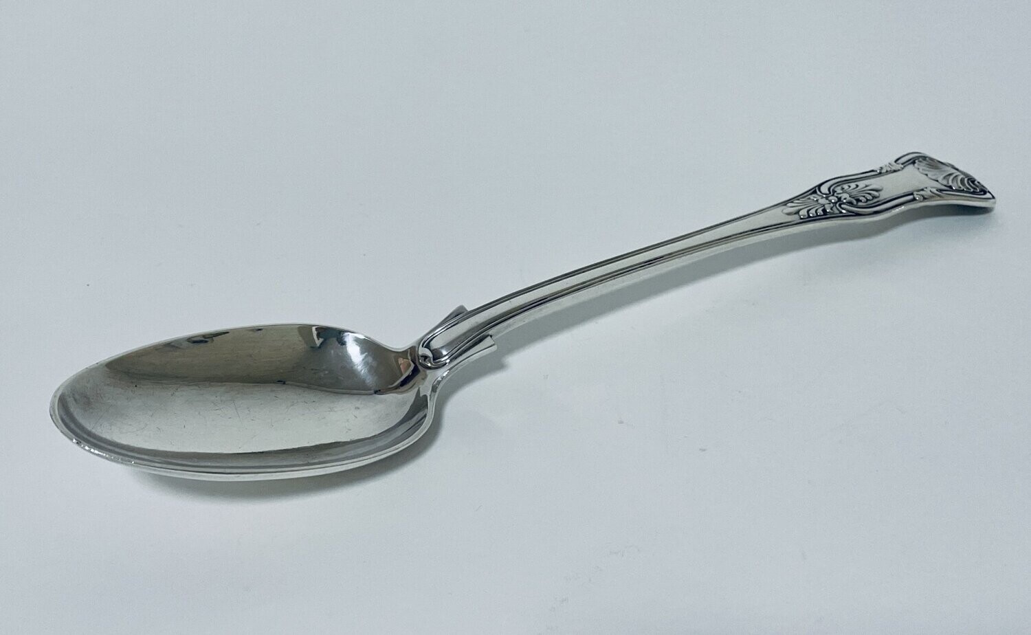 Georgian Silver Kings Pattern Serving Spoon