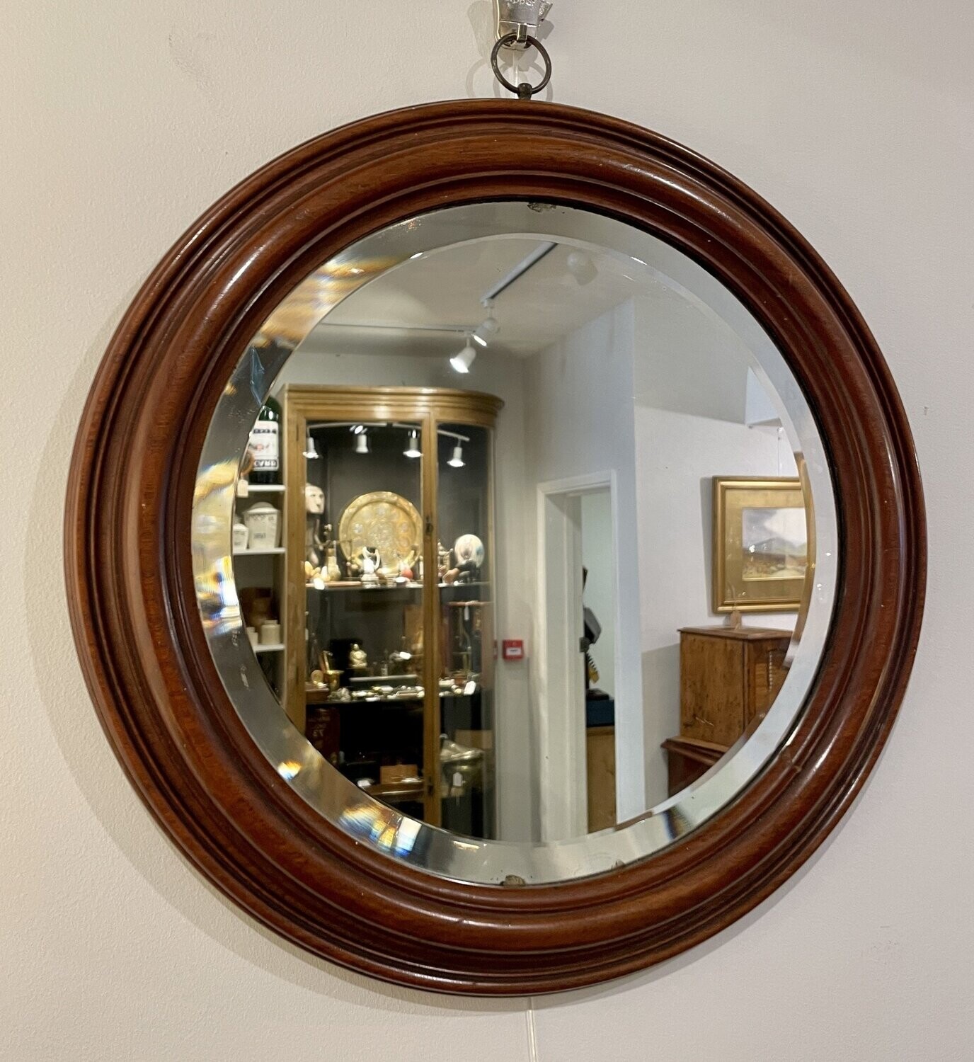Victorian Mahogany Framed Mirror by Drew & Cadman