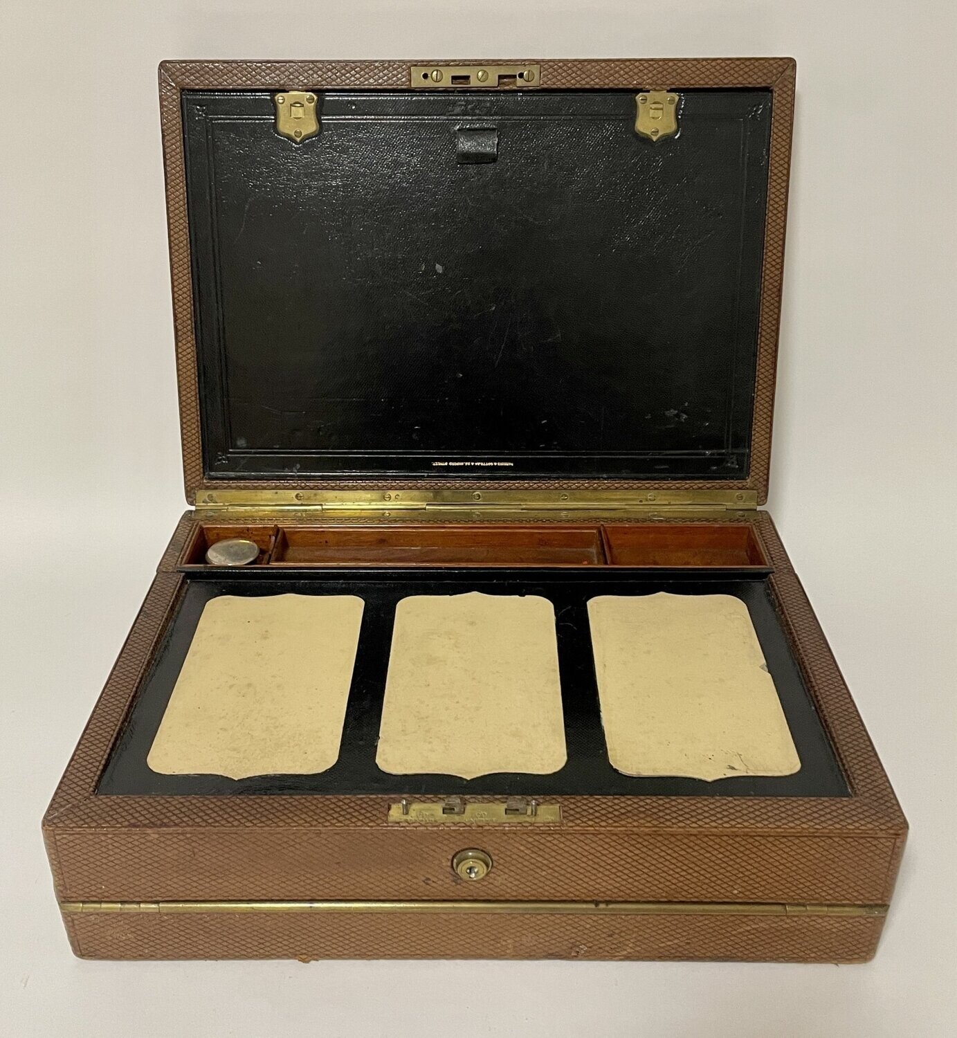 Victorian Leather Writing Box