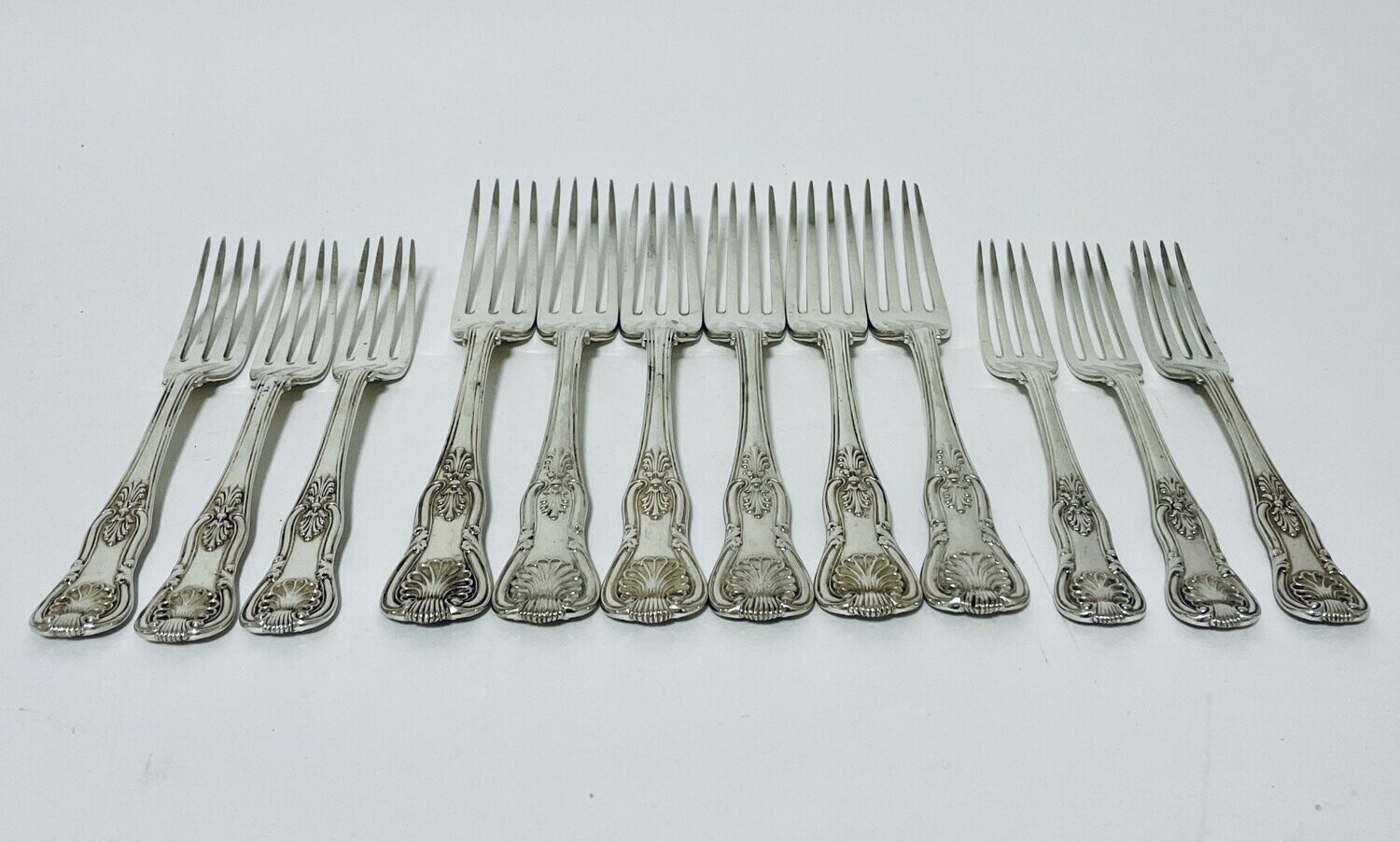 Set of 12 Georgian Silver Forks