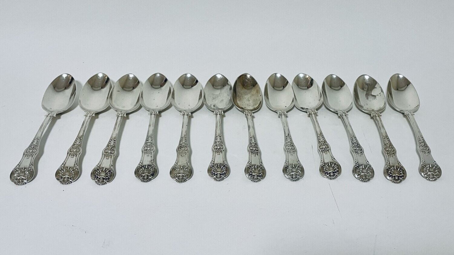 Set of 12 Georgian Silver Tablespoons