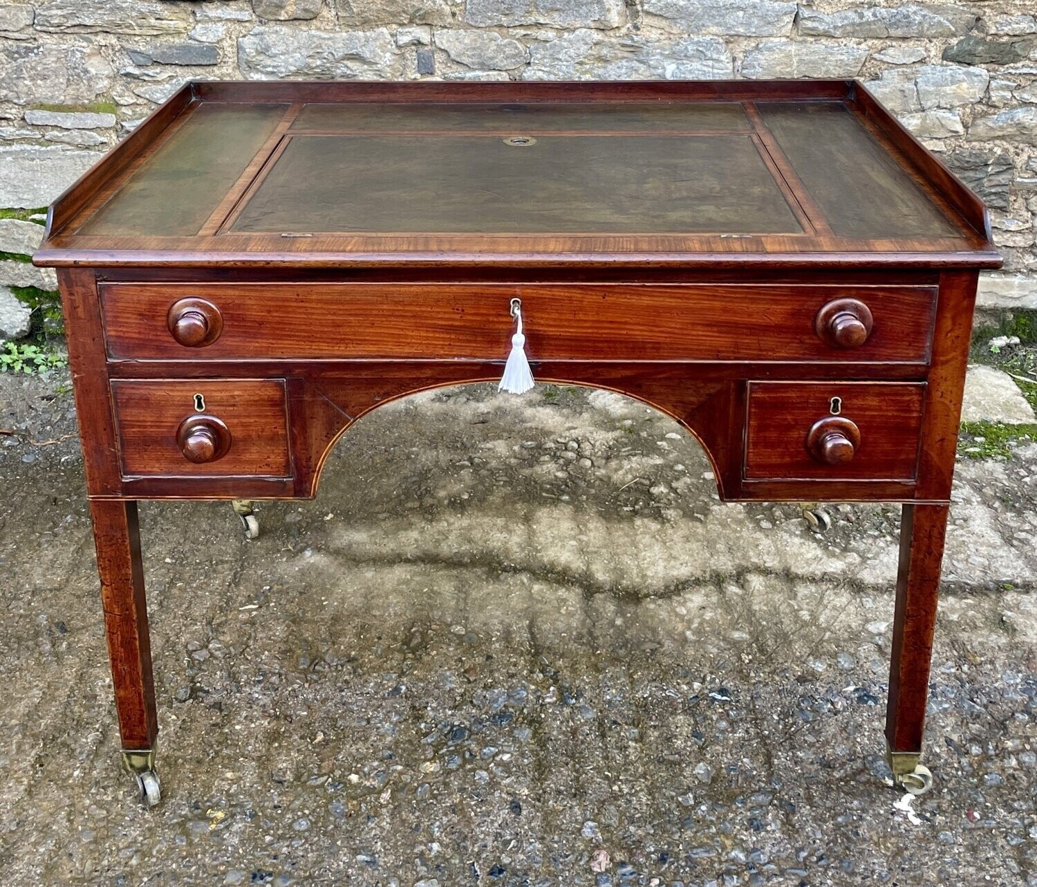 Antique Mahogany Architects Desk