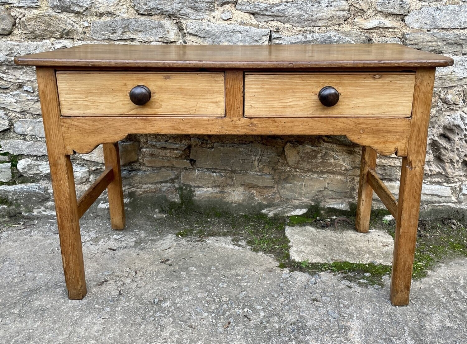 Antique Pine Serving Table