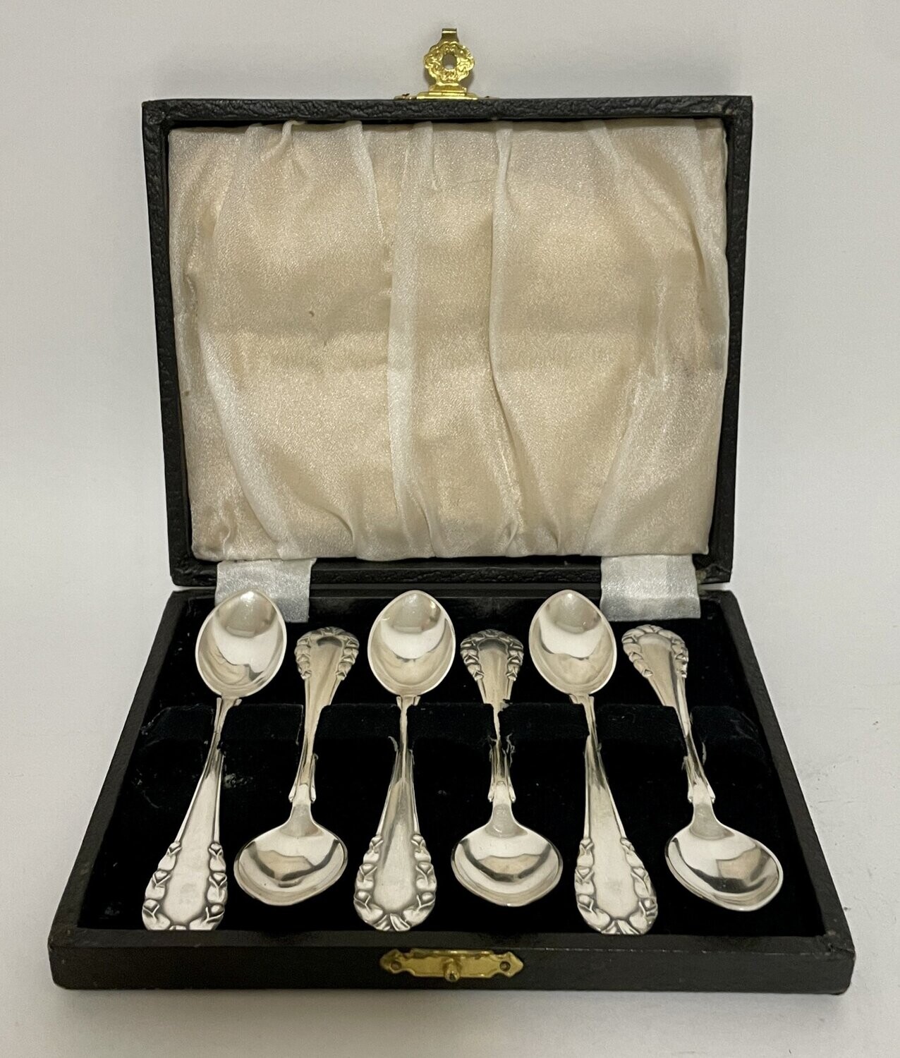 Set of 6 Antique Silver Georg Jensen Spoons