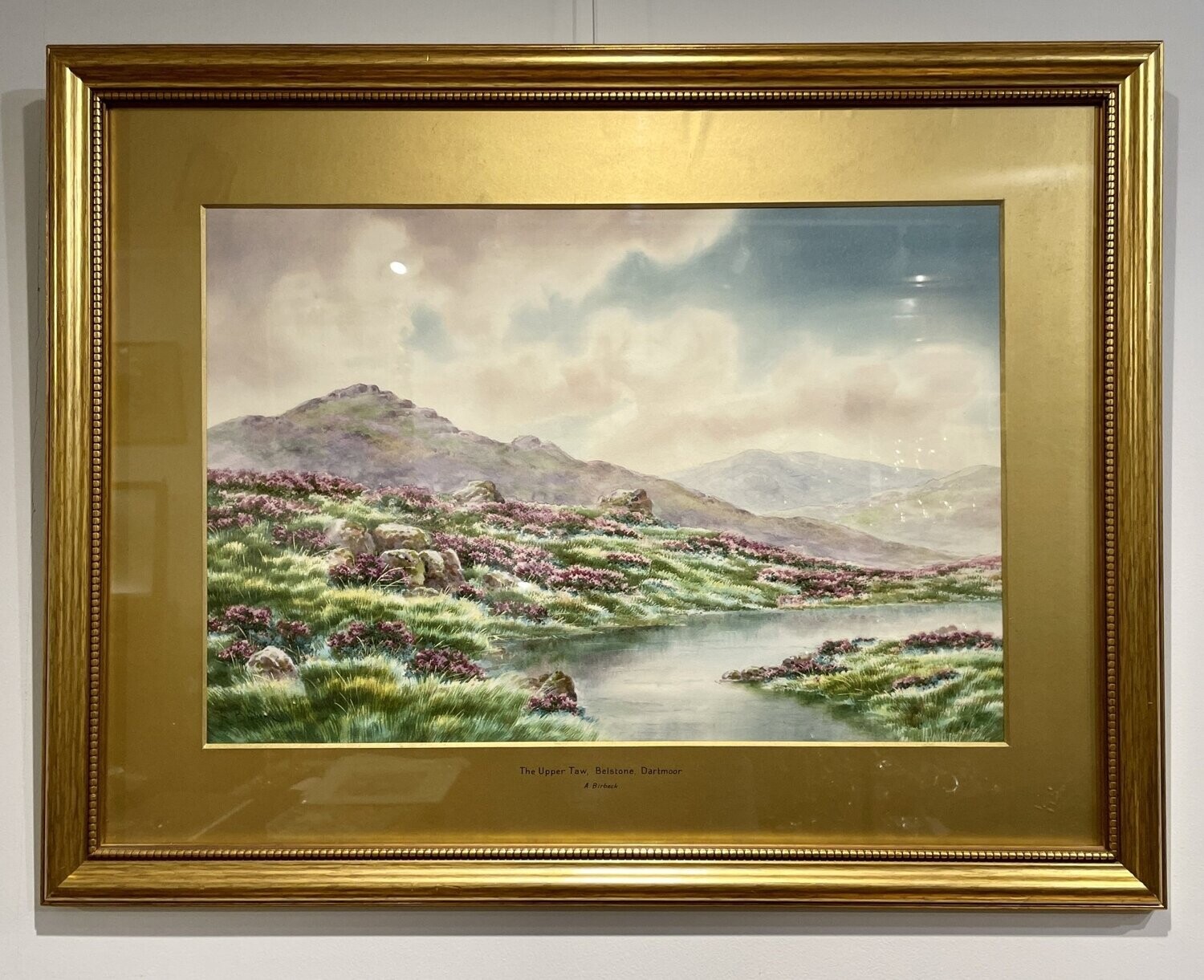 Dartmoor Watercolour by A Birbeck