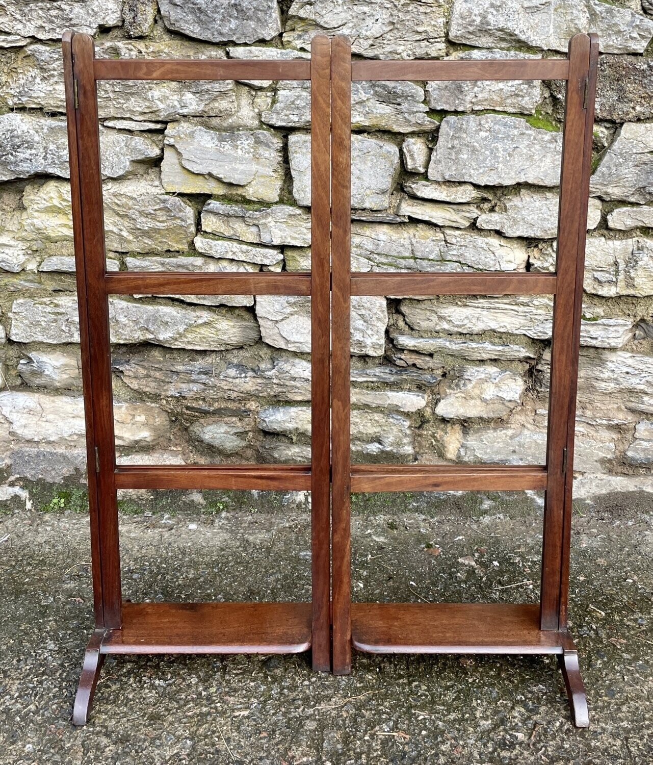 ​Victorian Mahogany Folding Towel Rail