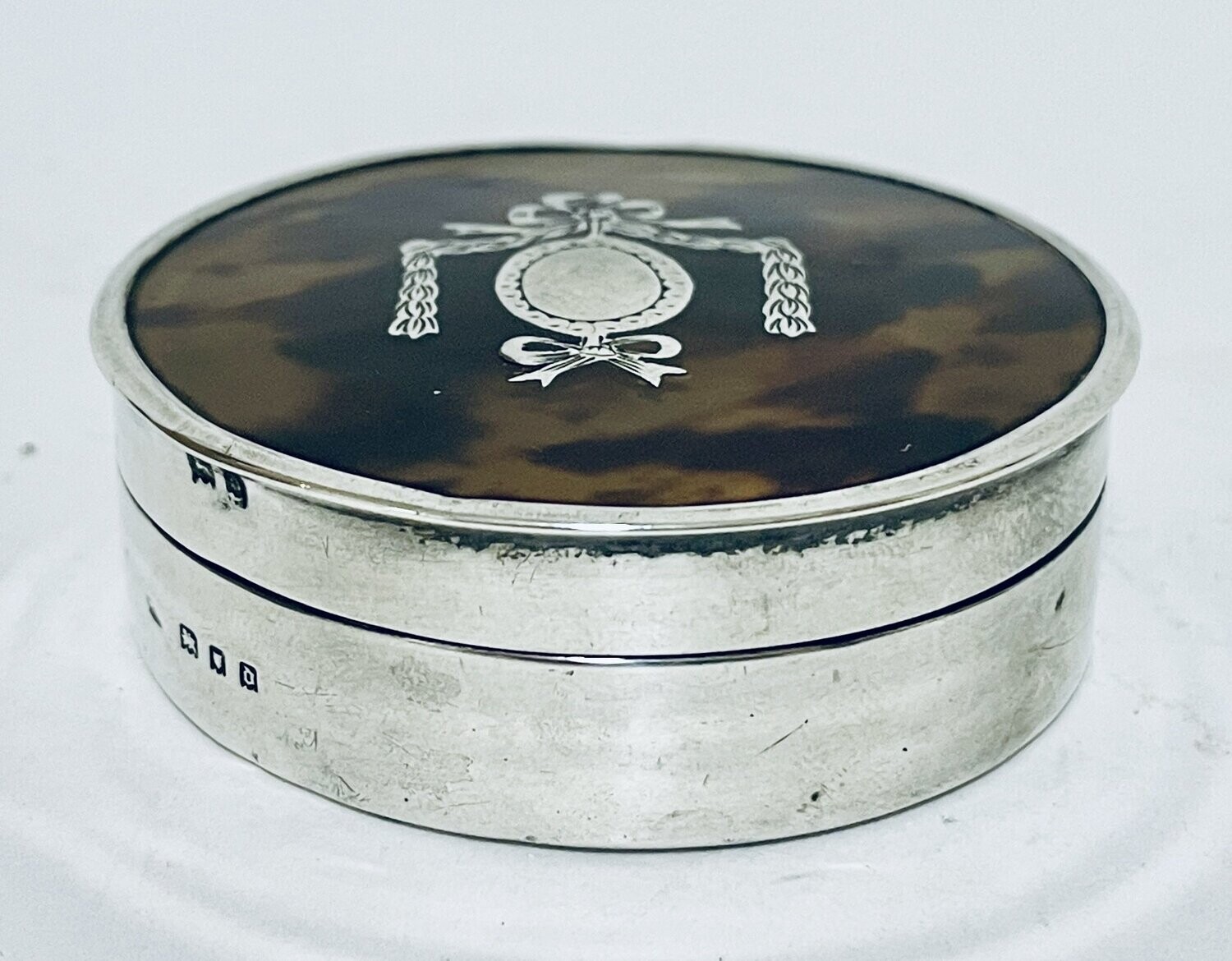 Art Deco Silver Vanity Pot