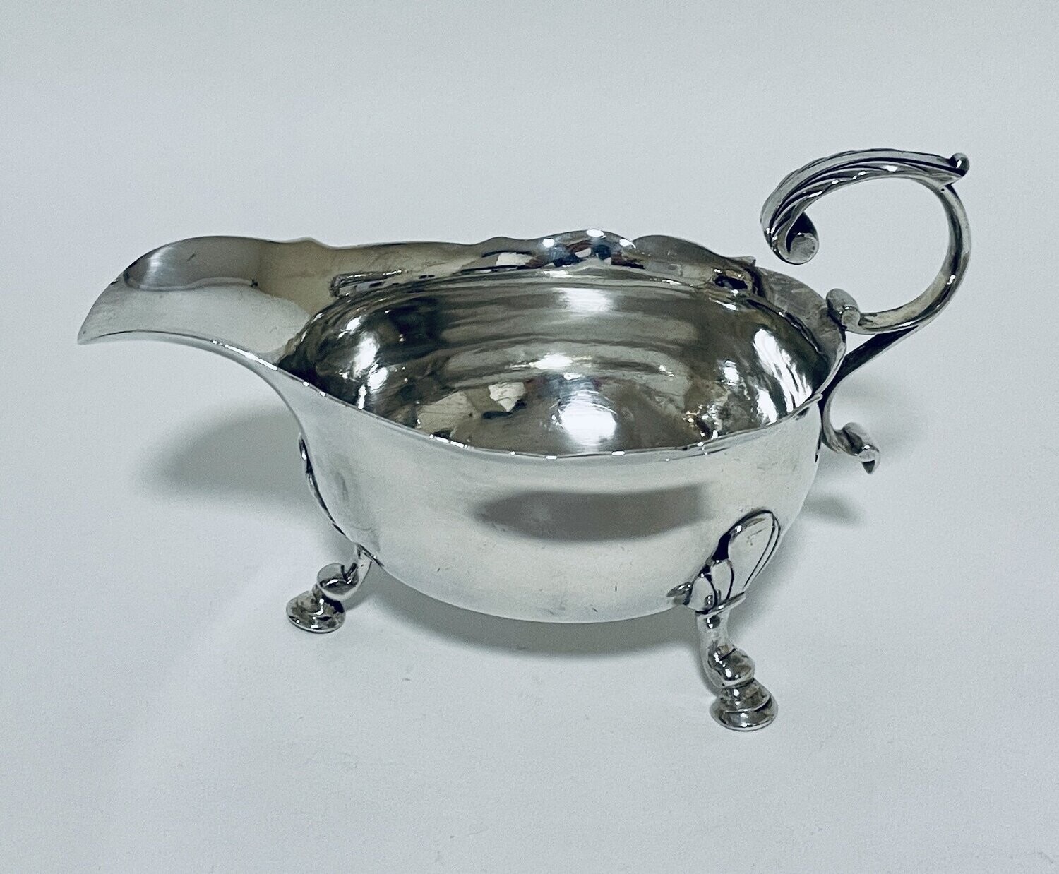 18th Century Silver Sauce Boat