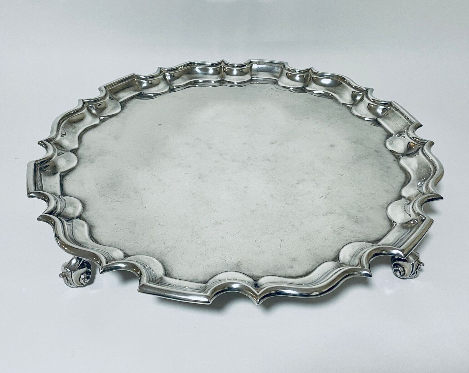 ​Large Victorian Silver Salver