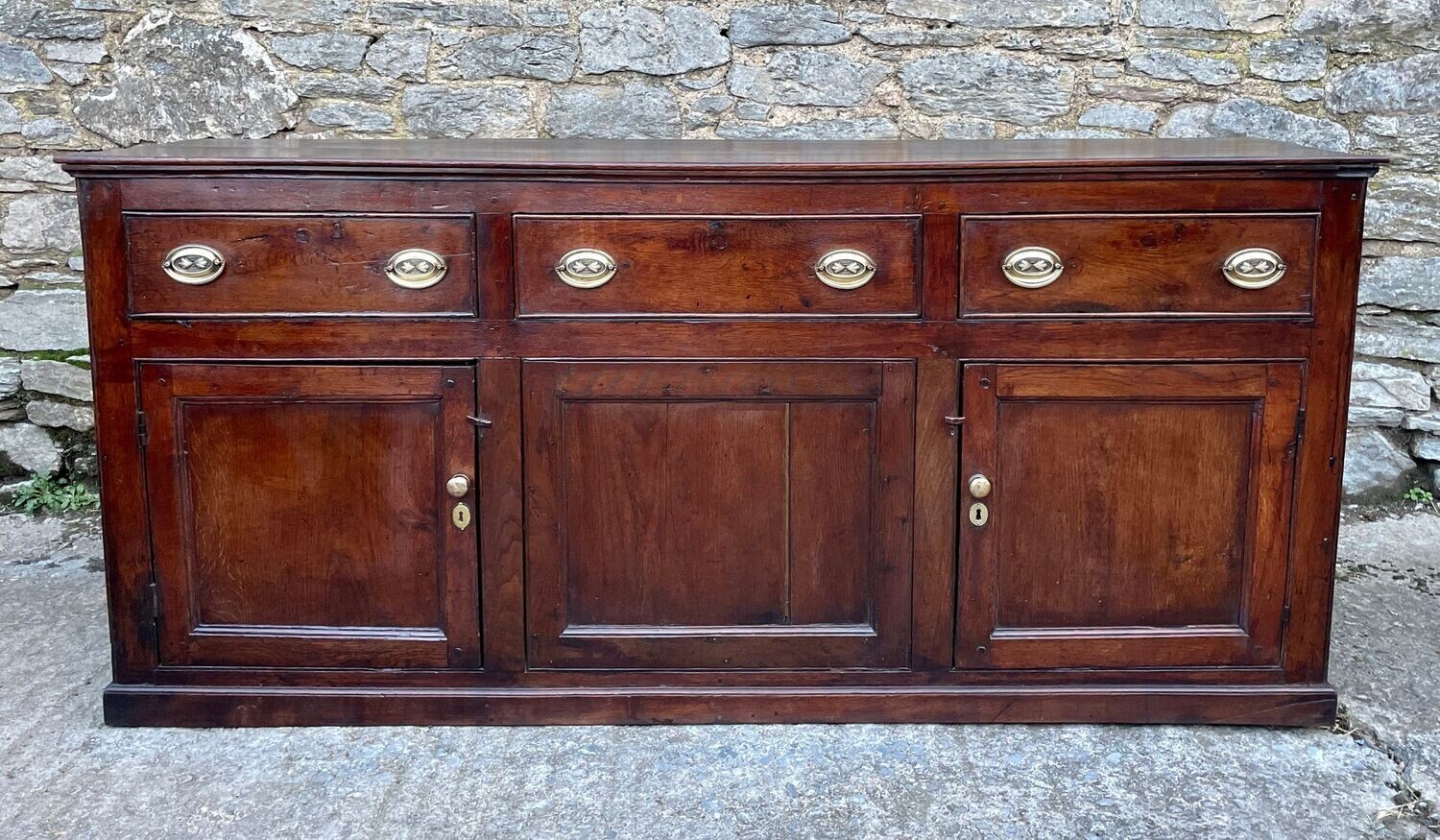 Georgian Oak Dresser Base
