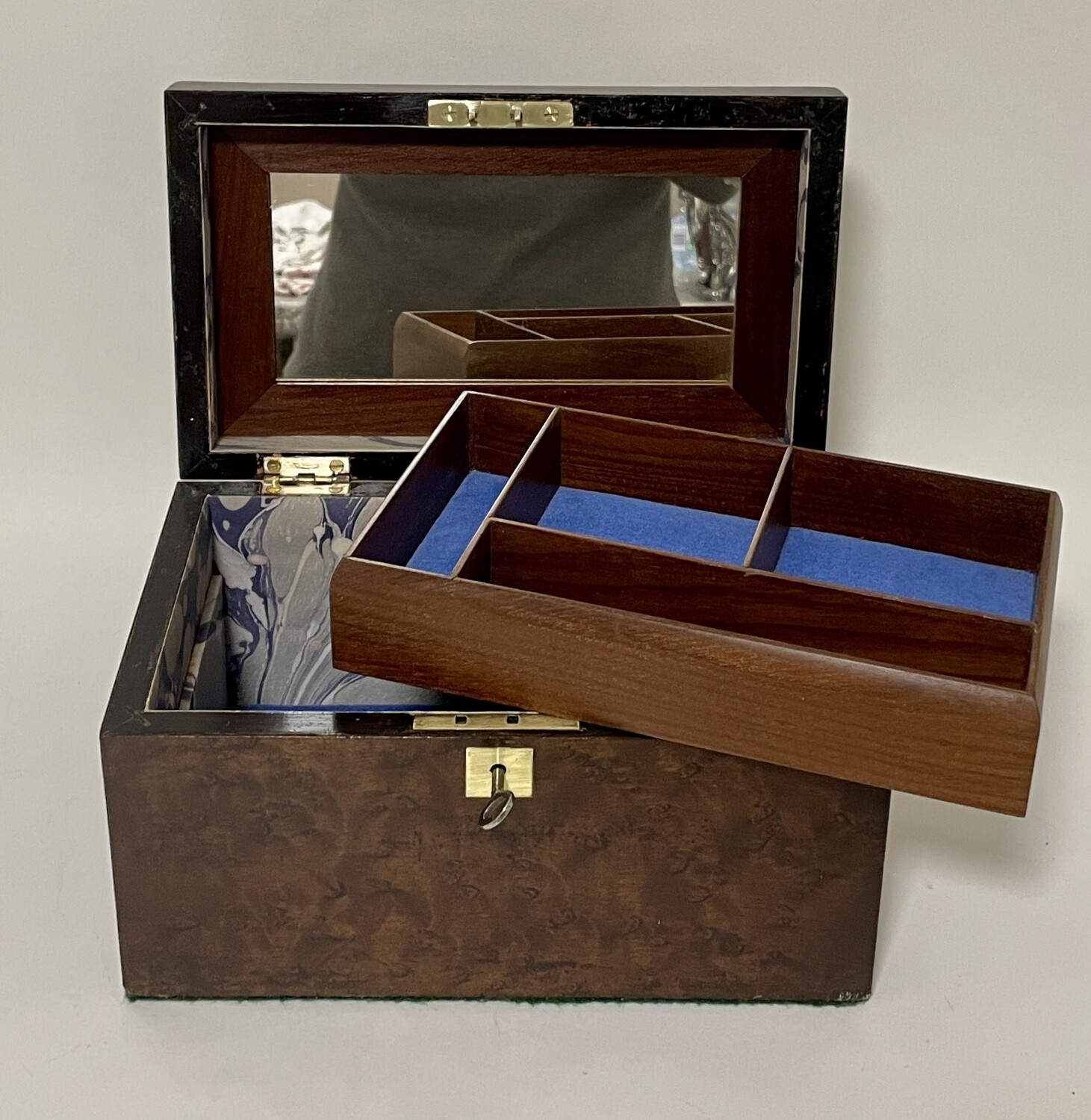 Victorian Inlaid Jewellery Box