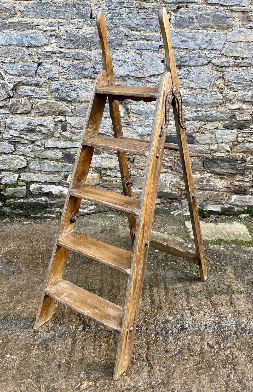 Edwardian ‘Simplex’ Folding Step Ladder
