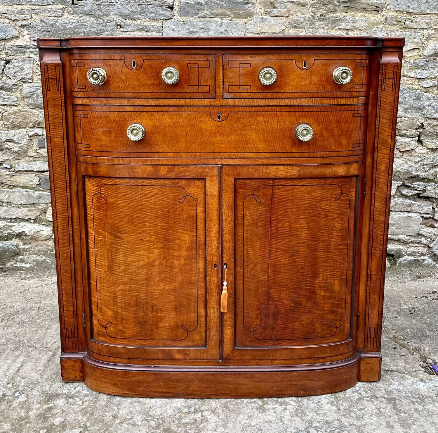 Regency Mahogany Inlaid Sideboard