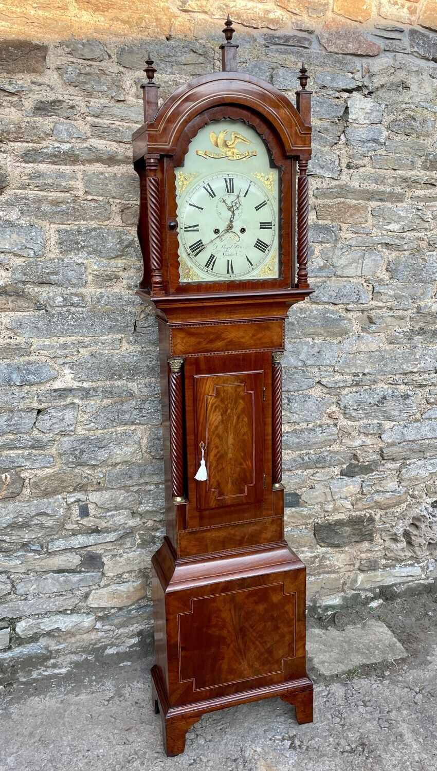 8 Day Mahogany Longcase Clock