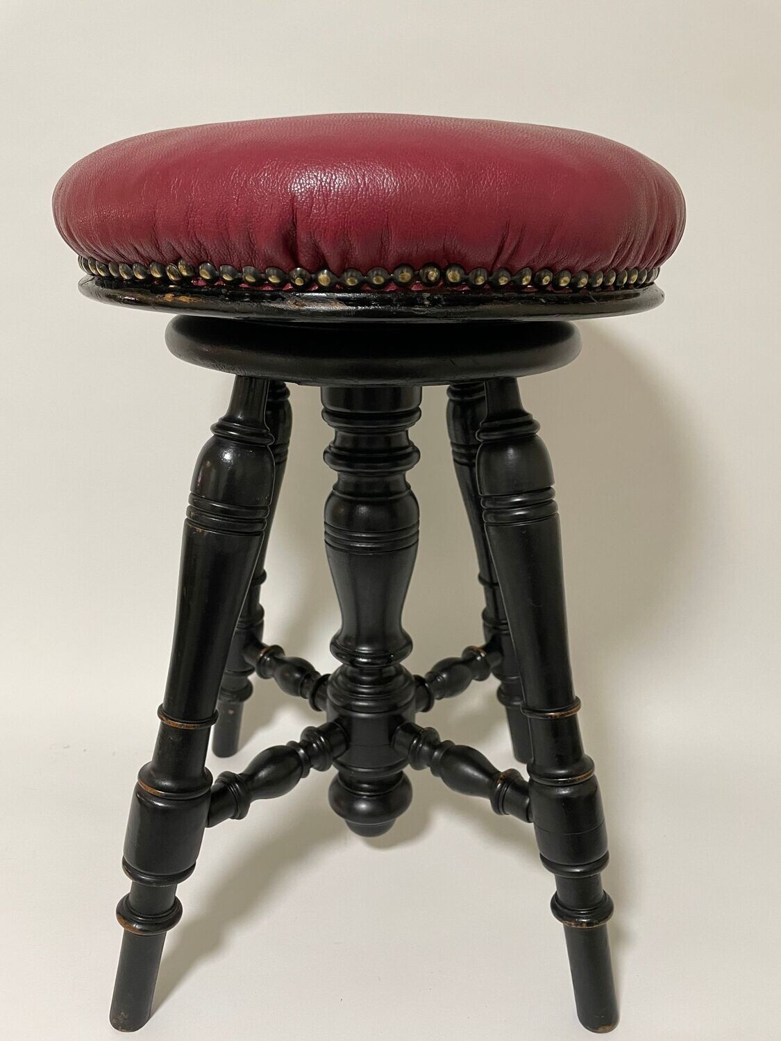 Victorian Ebonised Adjustable Piano Stool