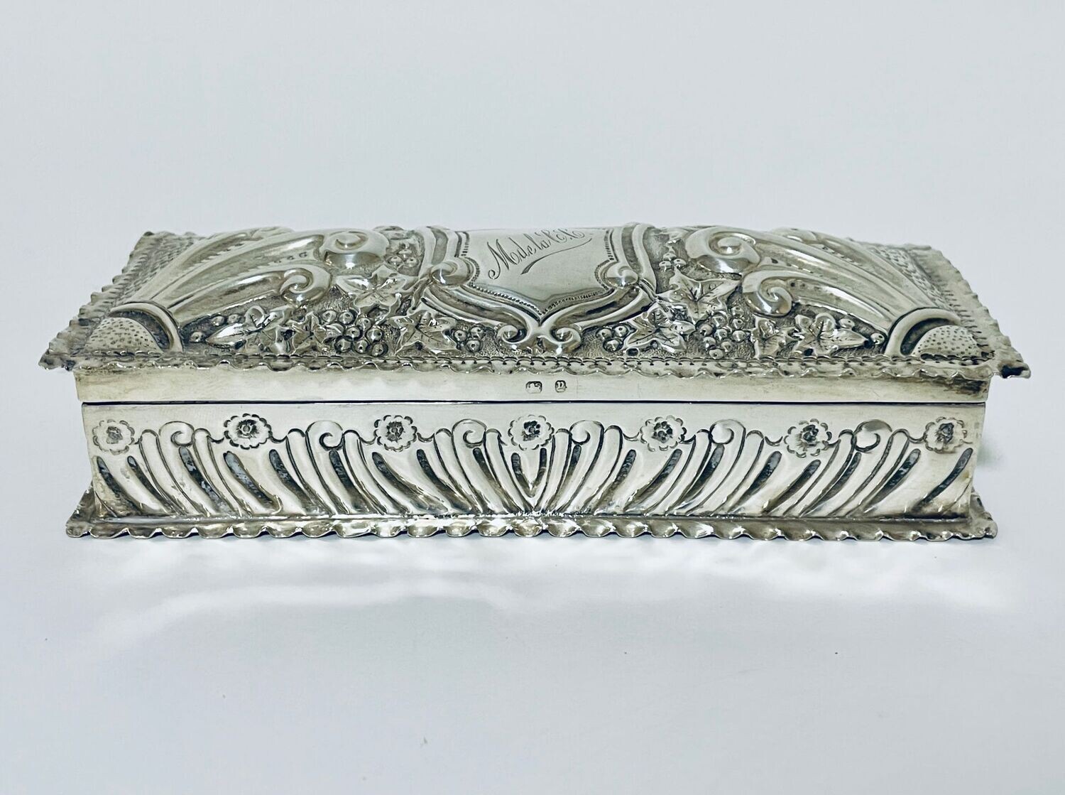 Victorian Solid Silver Box