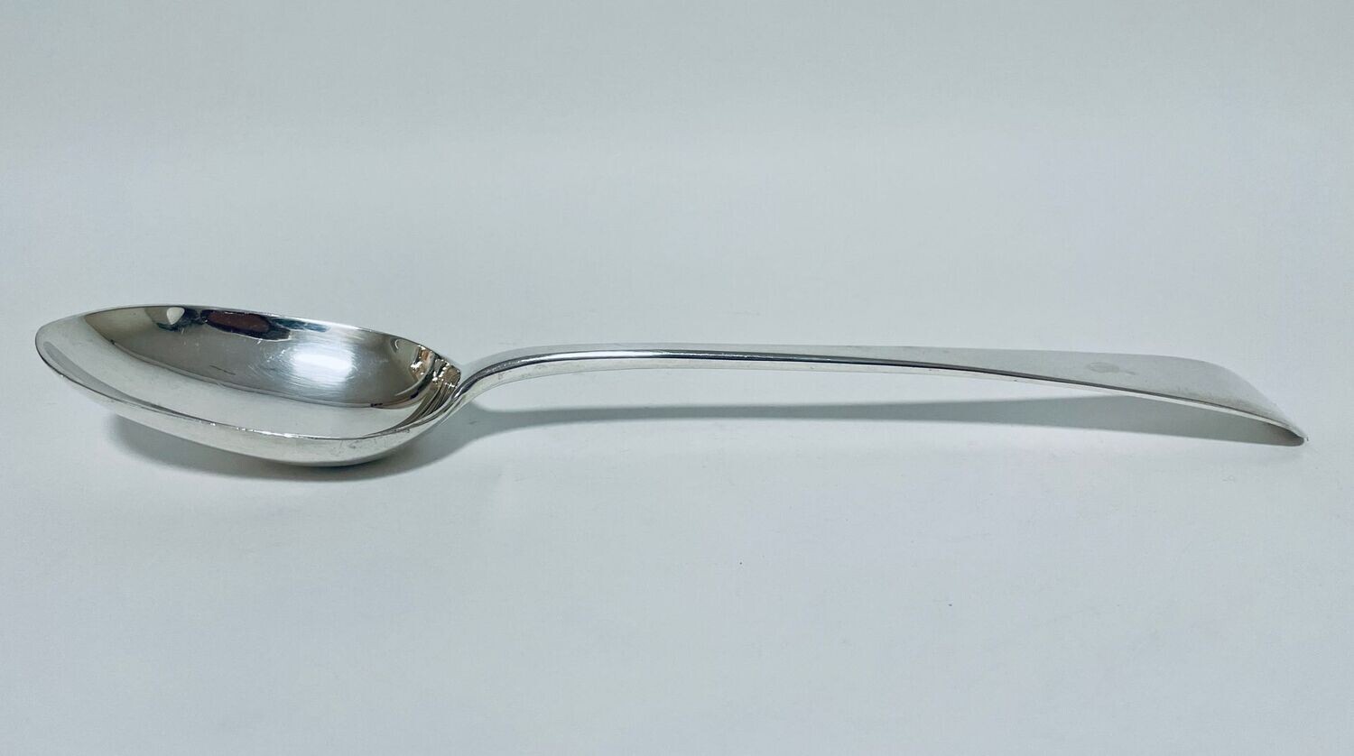 Large Antique Silver Serving Spoon