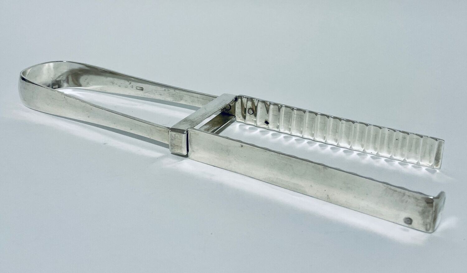 Antique Silver Asparagus Tongs