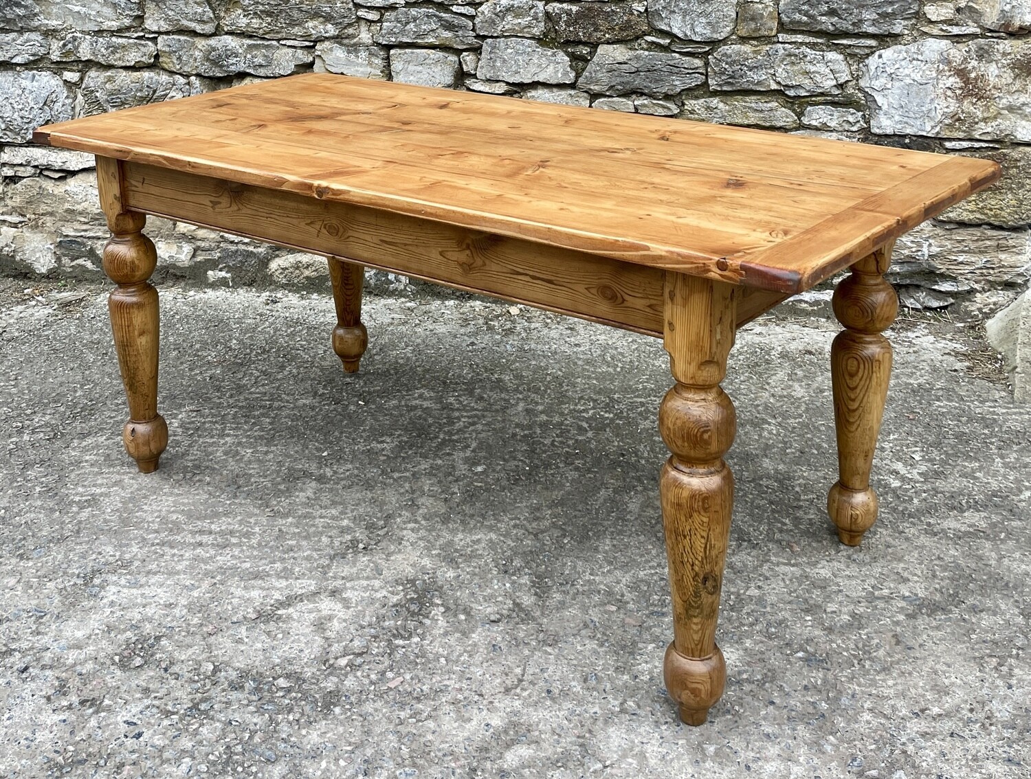 Large Pine Farmhouse Table