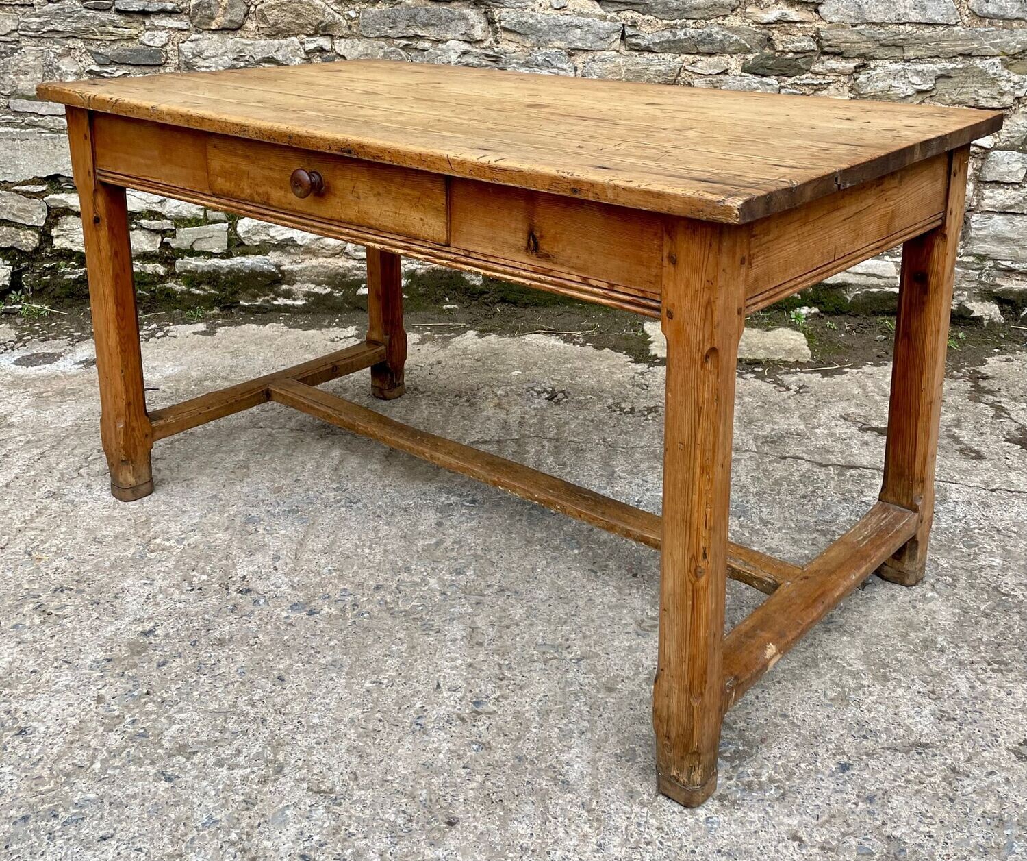 Victorian Pine Farmhouse Table