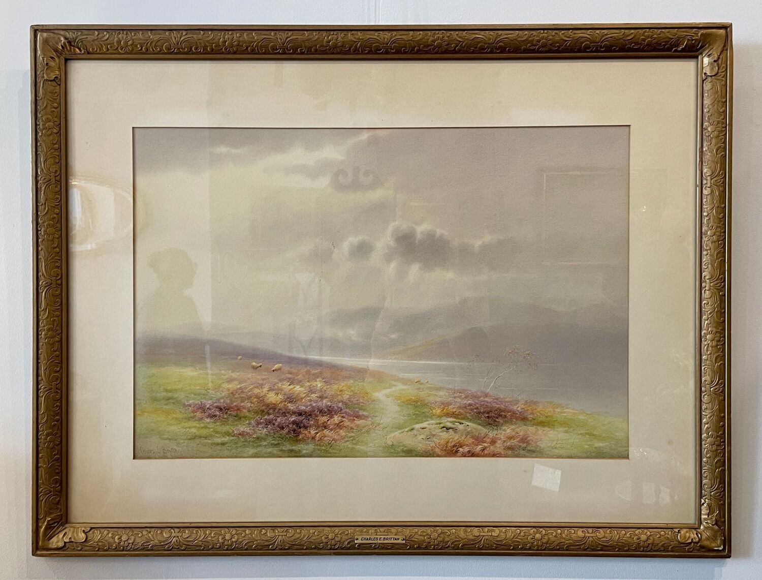 Charles E Brittan Signed Watercolour