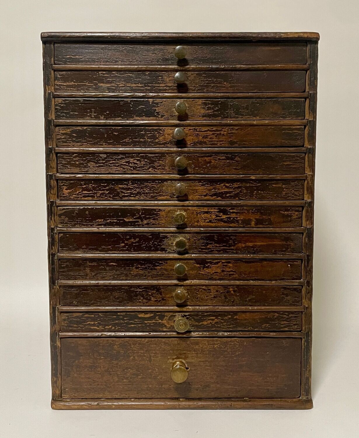 Antique Tabletop Workshop Drawers