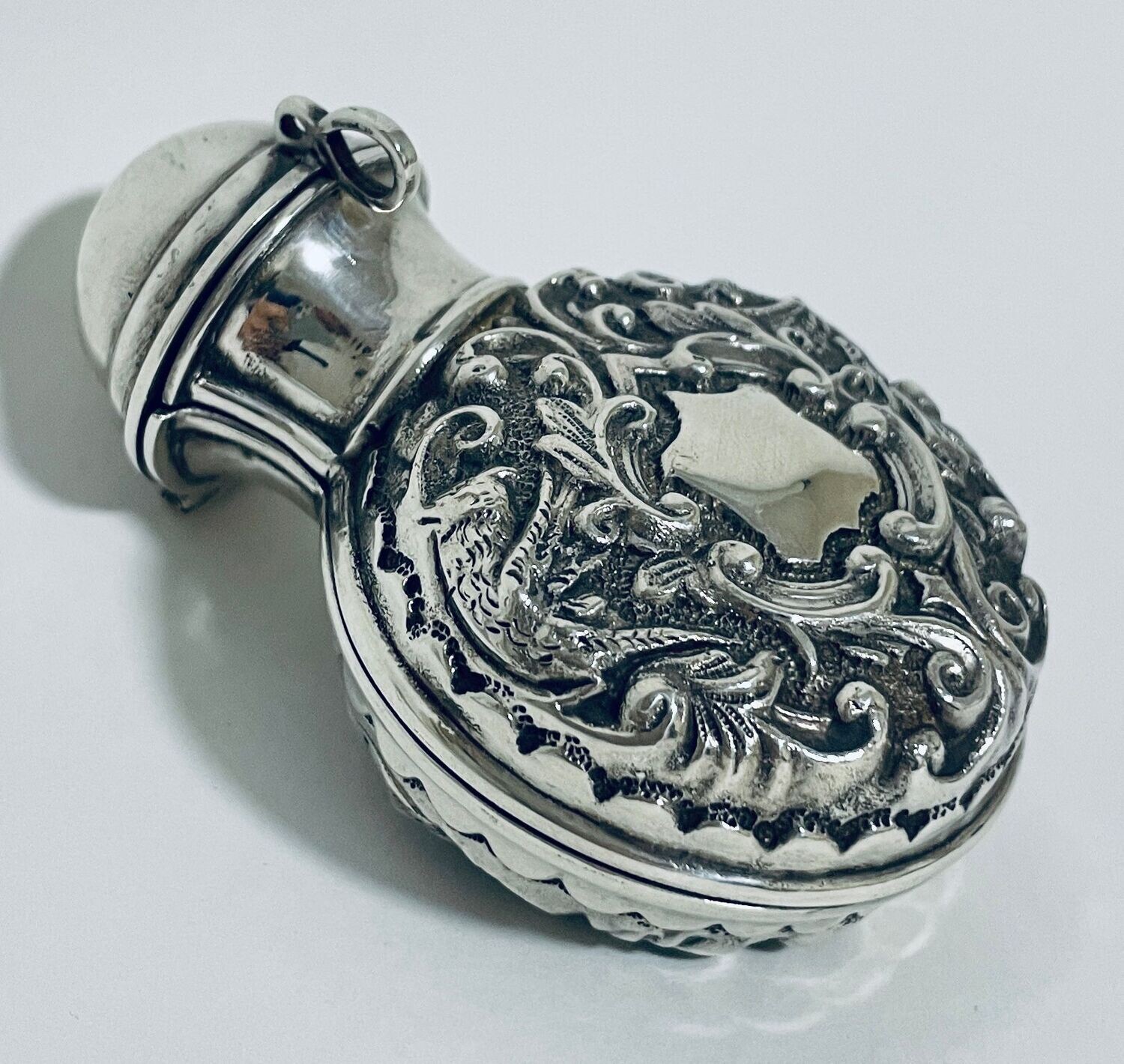 Antique Silver Cased Scent Bottle