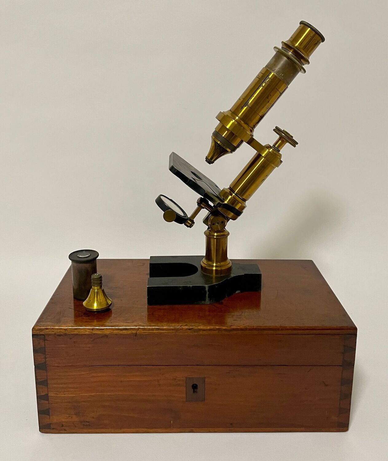 Antique French Microscope