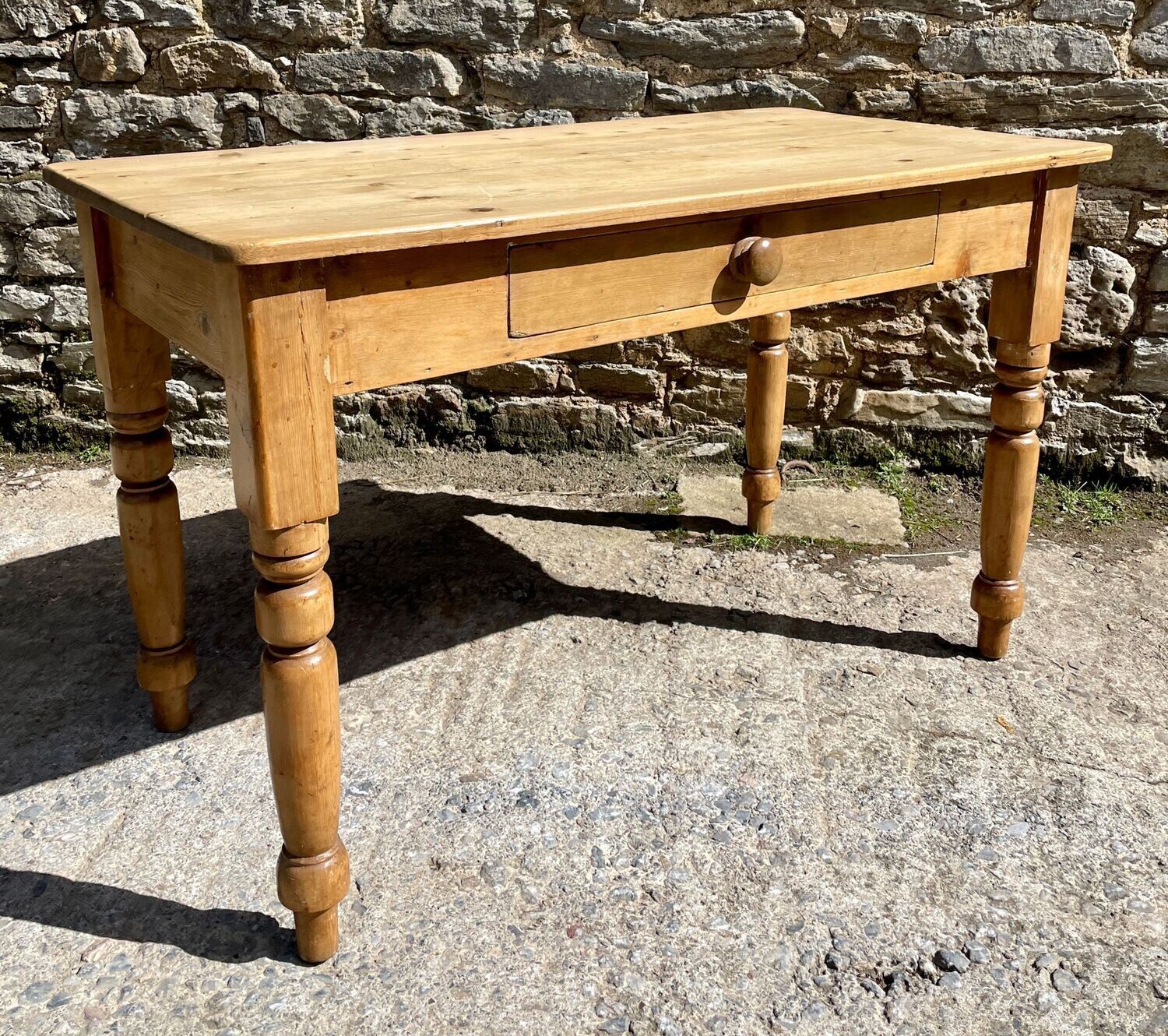 Antique Pine Farmhouse Table