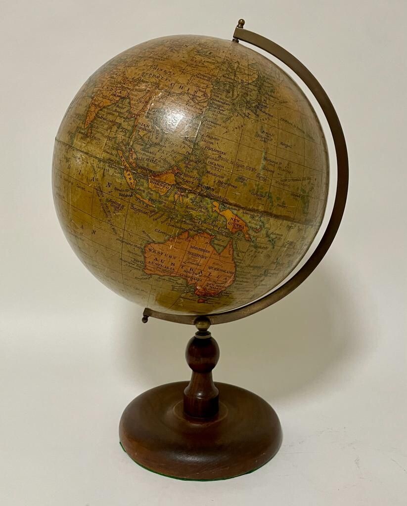 Antique Geographia 10” Terrestrial Globe