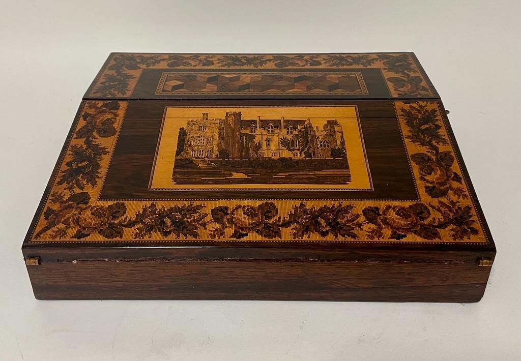 Victorian Tunbridge Ware Writing Slope