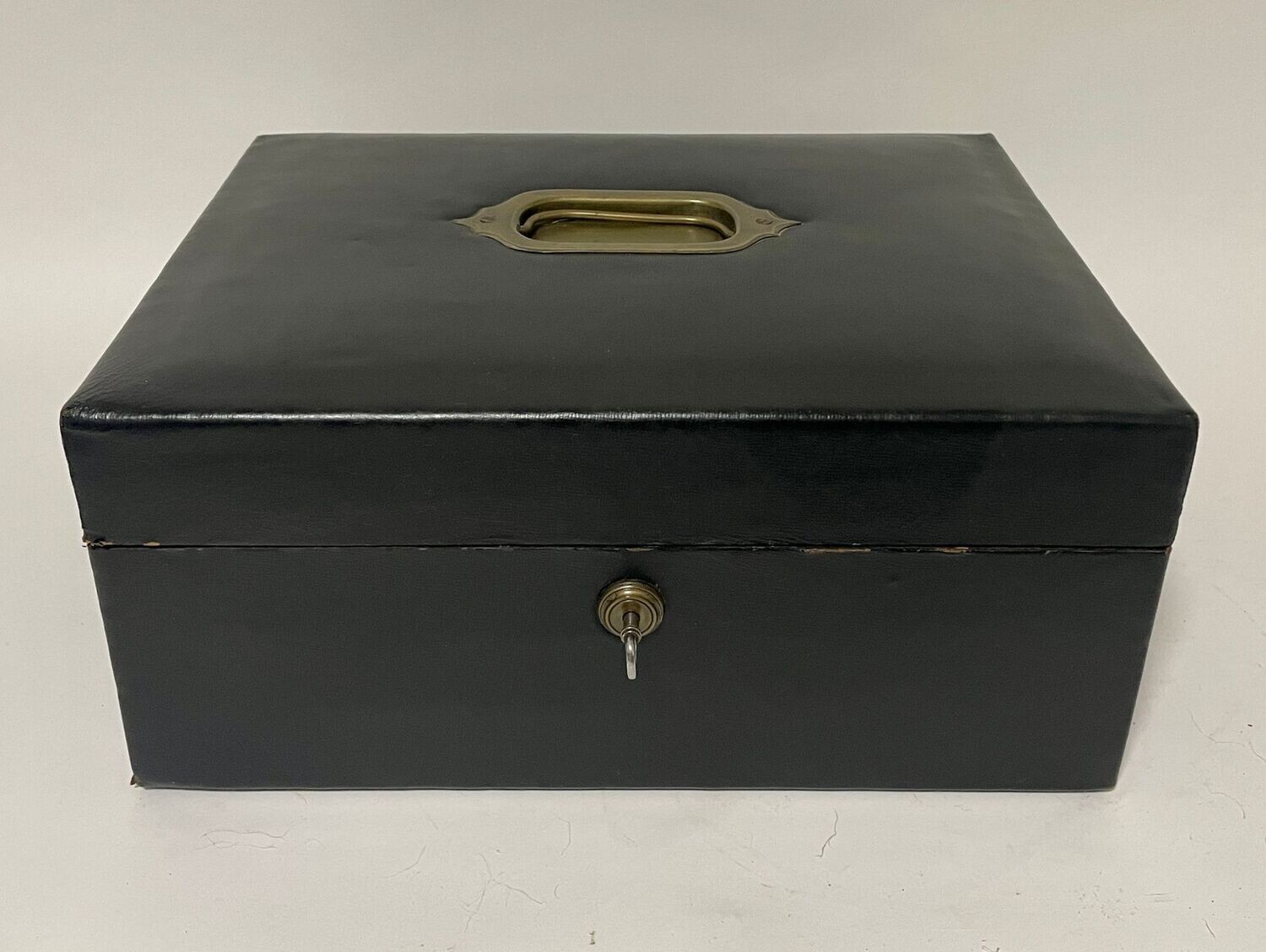 Victorian Leather Document Box