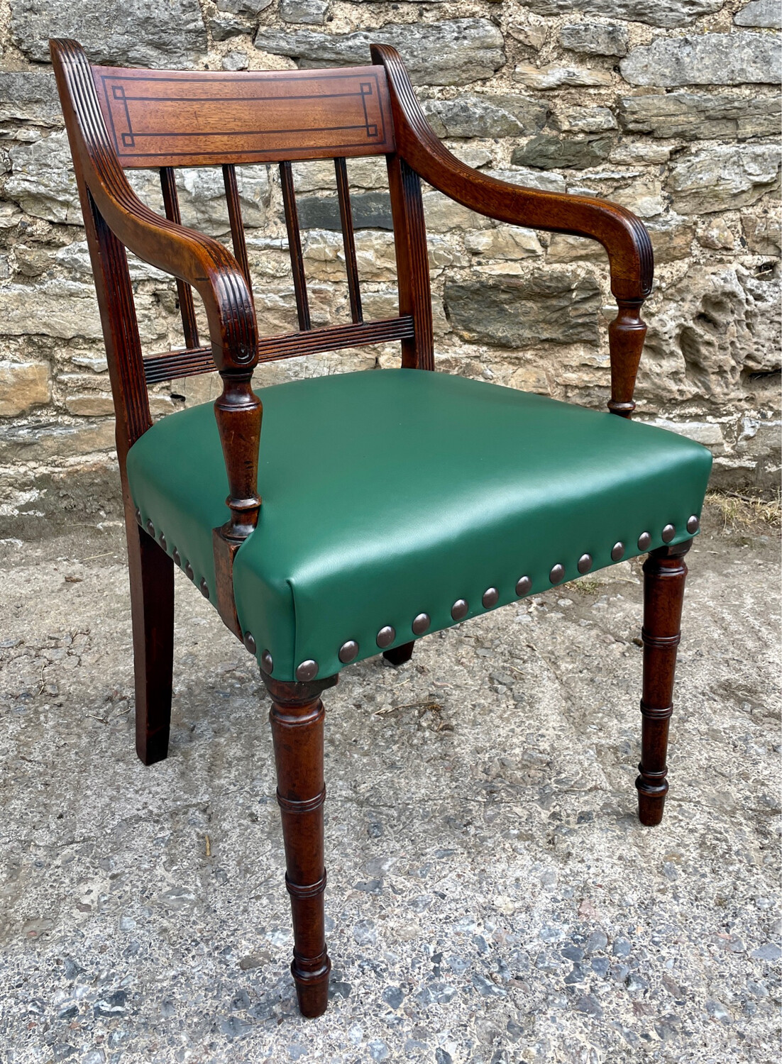 Regency Mahogany Desk Chair