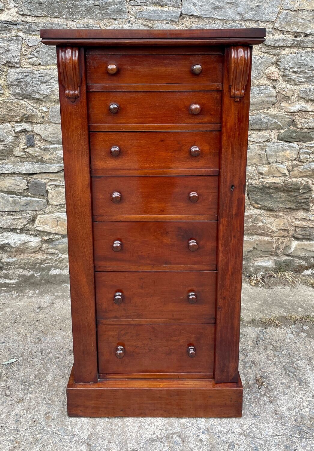 Victorian Mahogany Wellington Chest
