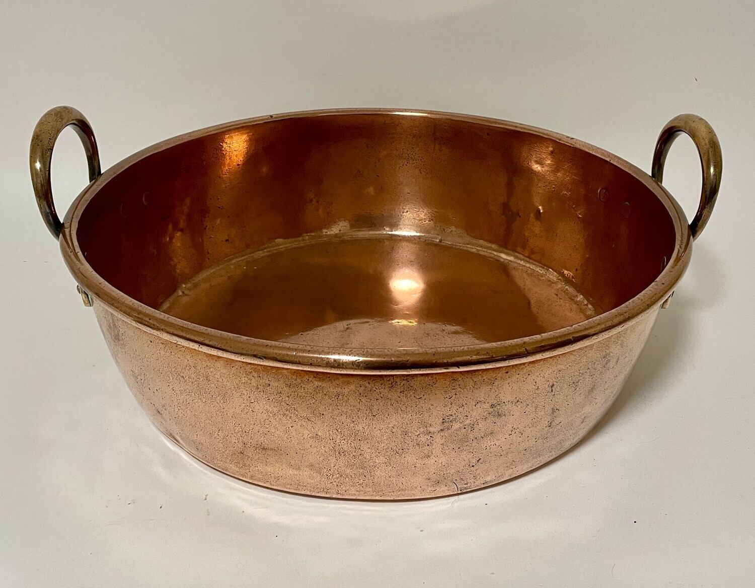 Large Victorian Copper Jam Pan
