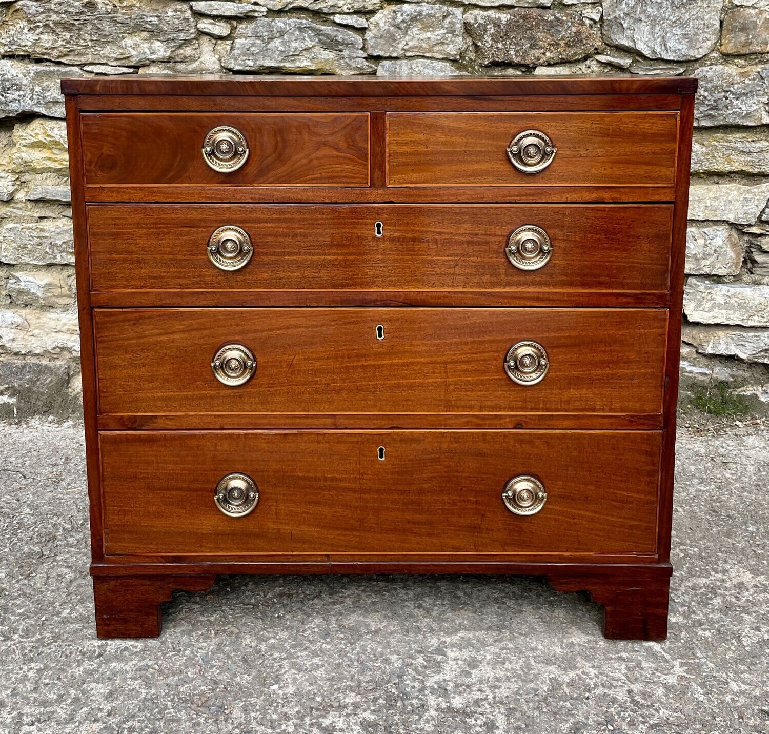 Small Georgian Mahogany Chest of Drawers