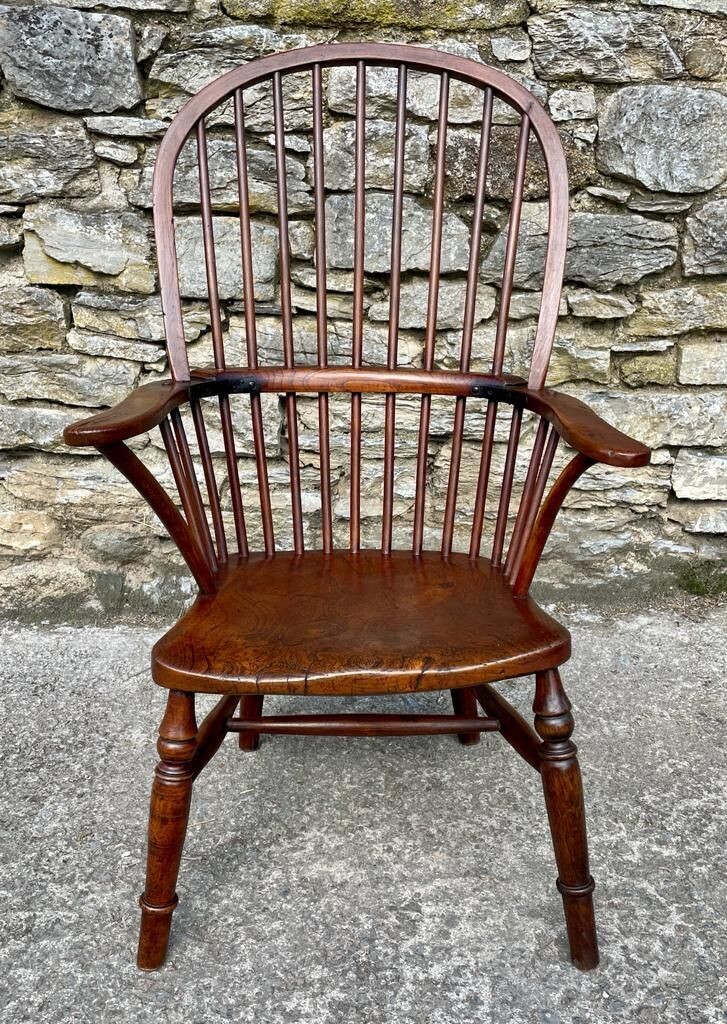 Antique Westcountry Stick Back Windsor Chair