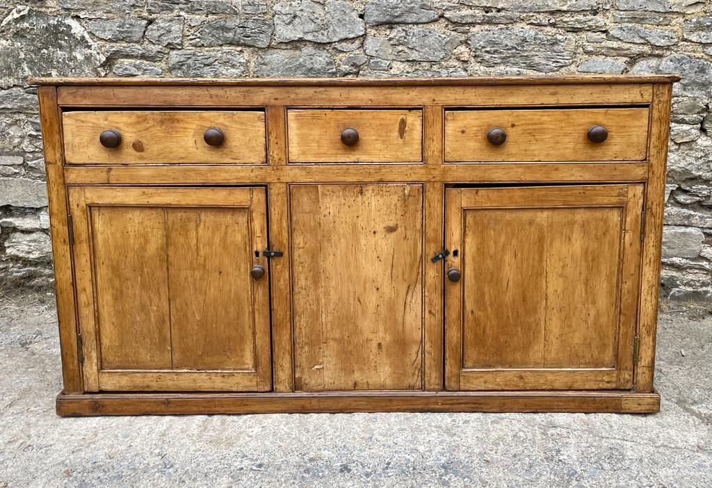 Antique  Westcountry Pine Dresser Base