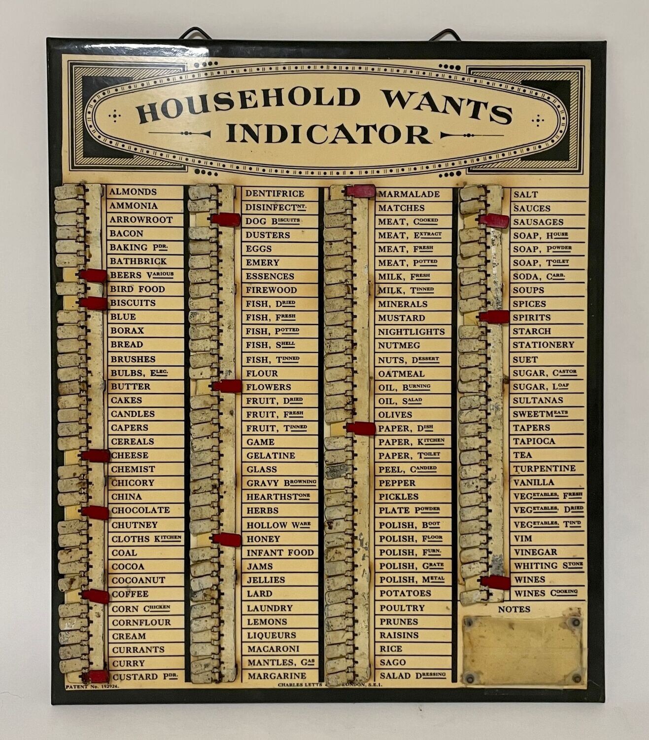Antique Household Indicator