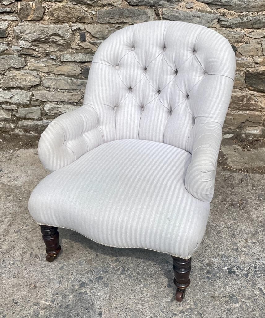 Victorian Button Back Armchair