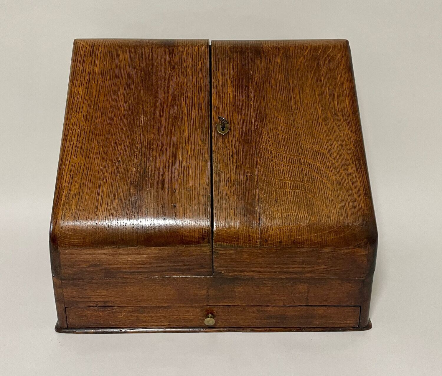 Antique Oak Stationery Cabinet