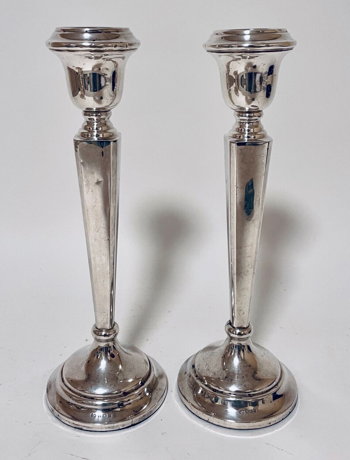 Pair of Sterling Silver Candlesticks