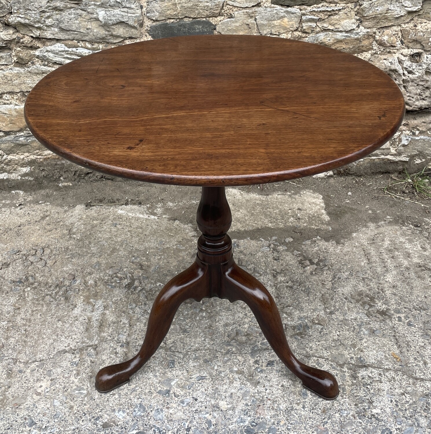 ​Georgian Mahogany Tilt Top Occasional Table